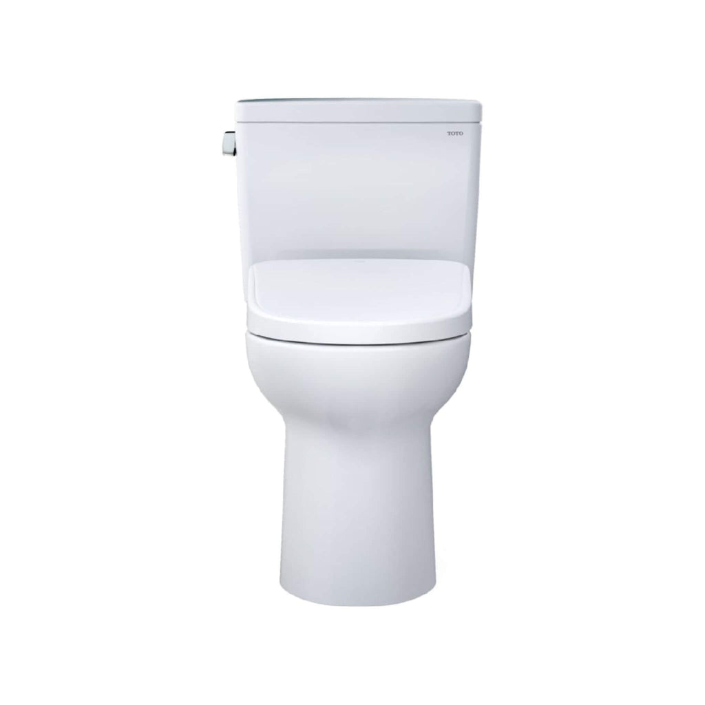[MW7764736CEFG#01] TOTO Drake 1.28 GPF Elongated Chair Height Toilet W/ Washlet S7A Auto Heated Bidet Seat & EWater+ Technlogy (SAK95423) - Saksby Wholesale - Front View