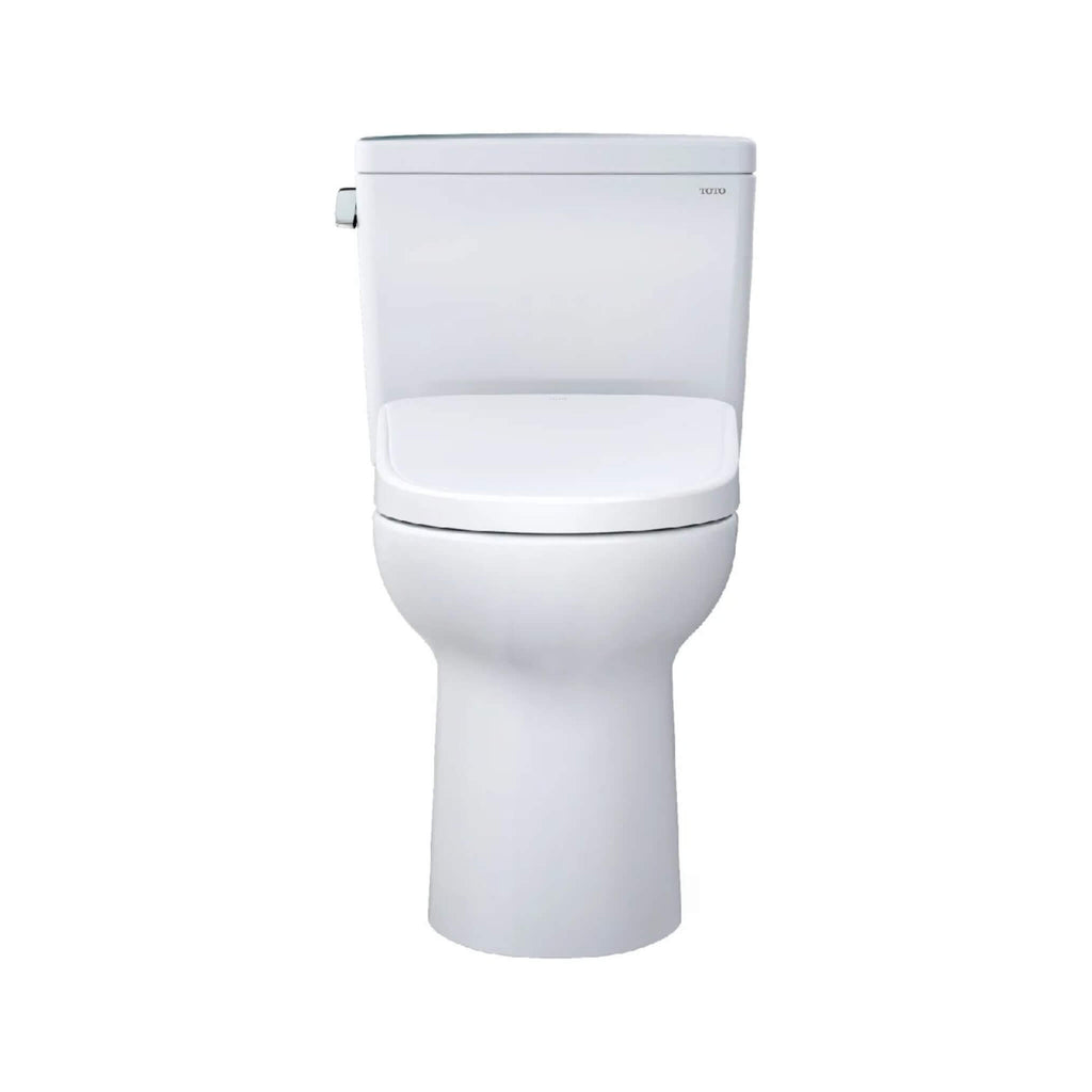 [MW7764736CEFGA.10#01] TOTO Drake Washlet S7A With 1.28 GPF Universal Height 10" Rough In Elongated Bidet Toilet (SAK35691) - Saksby Wholesale - Front View