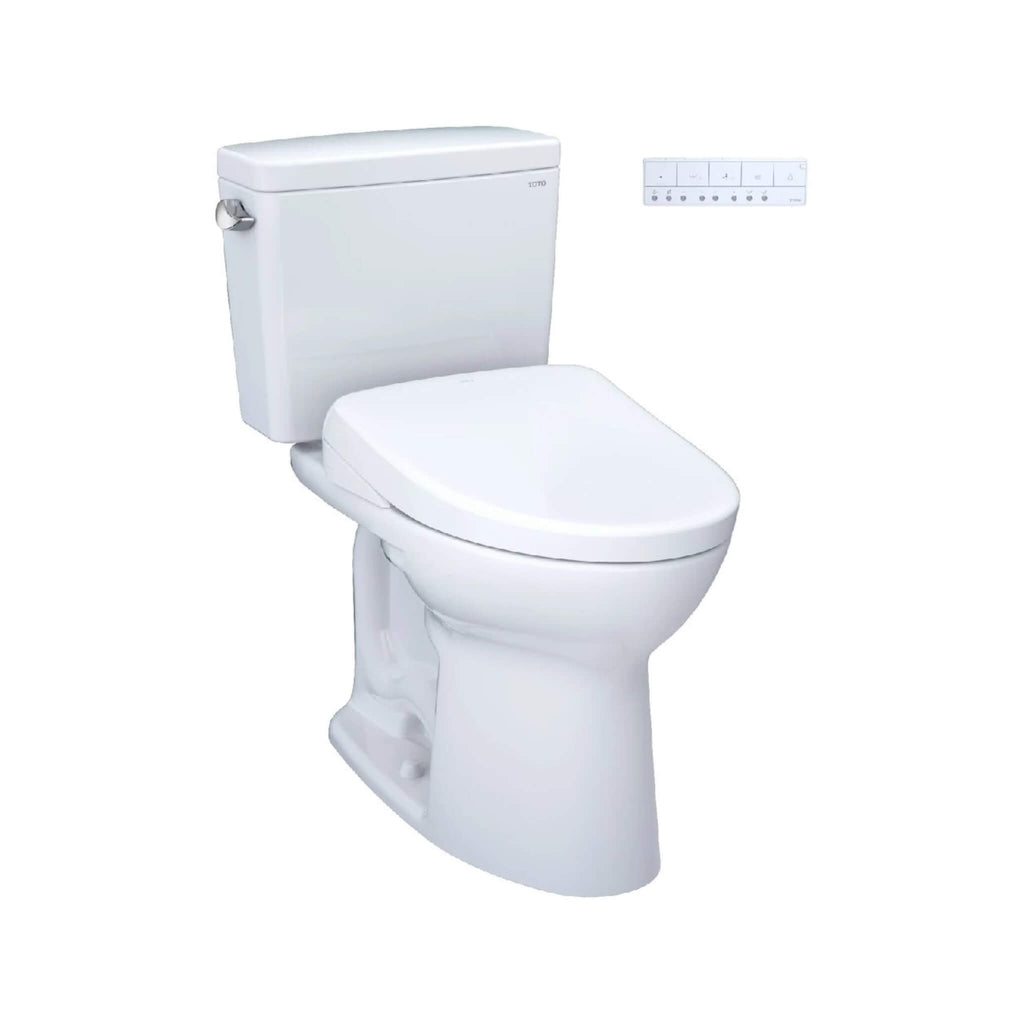 [MW7764736CEFGA.10#01] TOTO Drake Washlet S7A With 1.28 GPF Universal Height 10" Rough In Elongated Bidet Toilet (SAK35691) - Saksby Wholesale - Product Preview