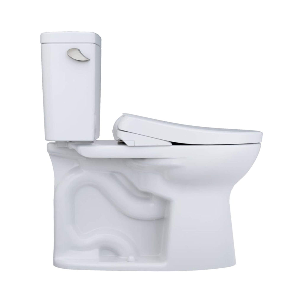 [MW7764736CSFG#01] TOTO Drake 1.6 GPF Elongated Chair Height Toilet W/ Washlet S7A Auto Bidet Seat & EWater+ Technology (SAK56915) - Saksby Wholesale - Right Side VIew