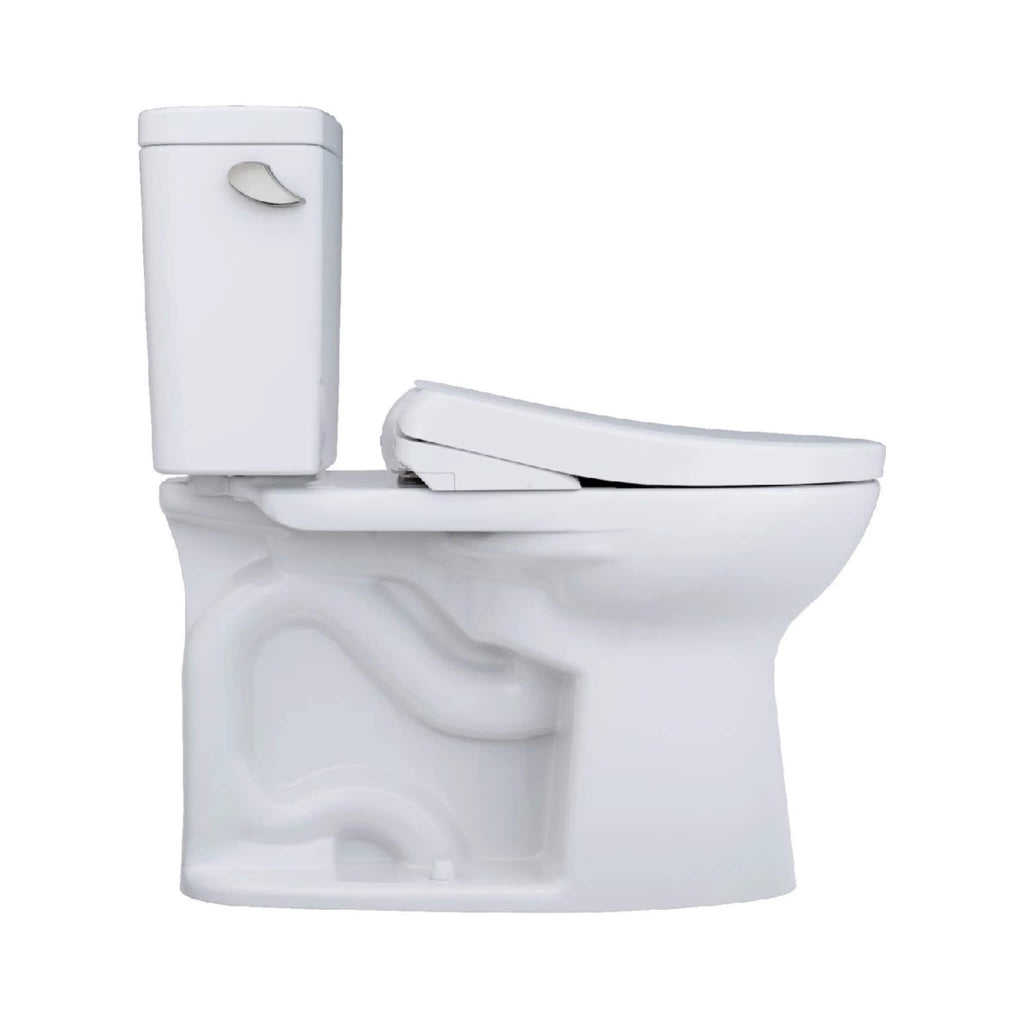 [MW7764736CSFGA.10#01] TOTO Drake 1.6 GPF Universal Height Toilet With Washlet S7A Auto Open Bidet Seat (SAK52849) - Saksby Wholesale - Right Side View