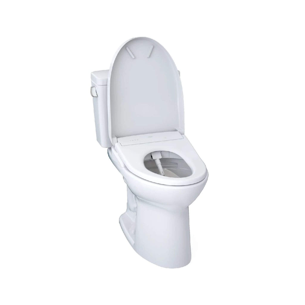 [MW7764736CSGA#01] TOTO Drake 1.6 GPF With Washlet S7A Elongated Auto Flush Bidet Seat Toilet (SAK52781) - Saksby Wholesale - Open Lid View
