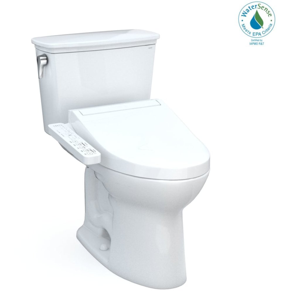 [MW7863074CEFG.10#01] TOTO Drake Washlet C2 With 1.28 GPF Universal Height Bidet Toilet (SAK70451)