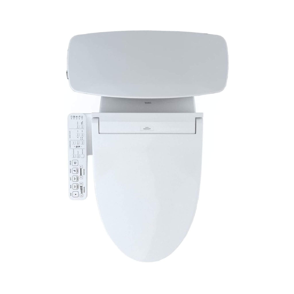 [MW7863074CEFG.10#01] TOTO Drake Washlet C2 With 1.28 GPF Universal Height Bidet Toilet (SAK70451) - Saksby Wholesale - Top View