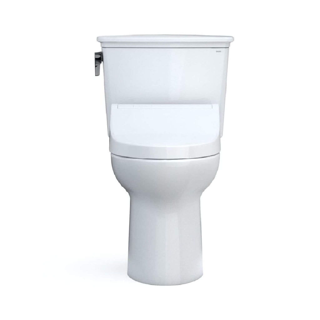 [MW7863084CEFG#01] TOTO Drake Transitional Washlet C5 Bidet Seat With 1.28 GPF Universal Height Toilet (SAK79421) - Saksby Wholesale - Front View
