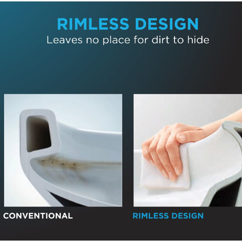 [MW7863084CEFG#01] TOTO Drake Transitional Washlet C5 Bidet Seat With 1.28 GPF Universal Height Toilet (SAK79421) - Saksby Wholesale - Rimless Design