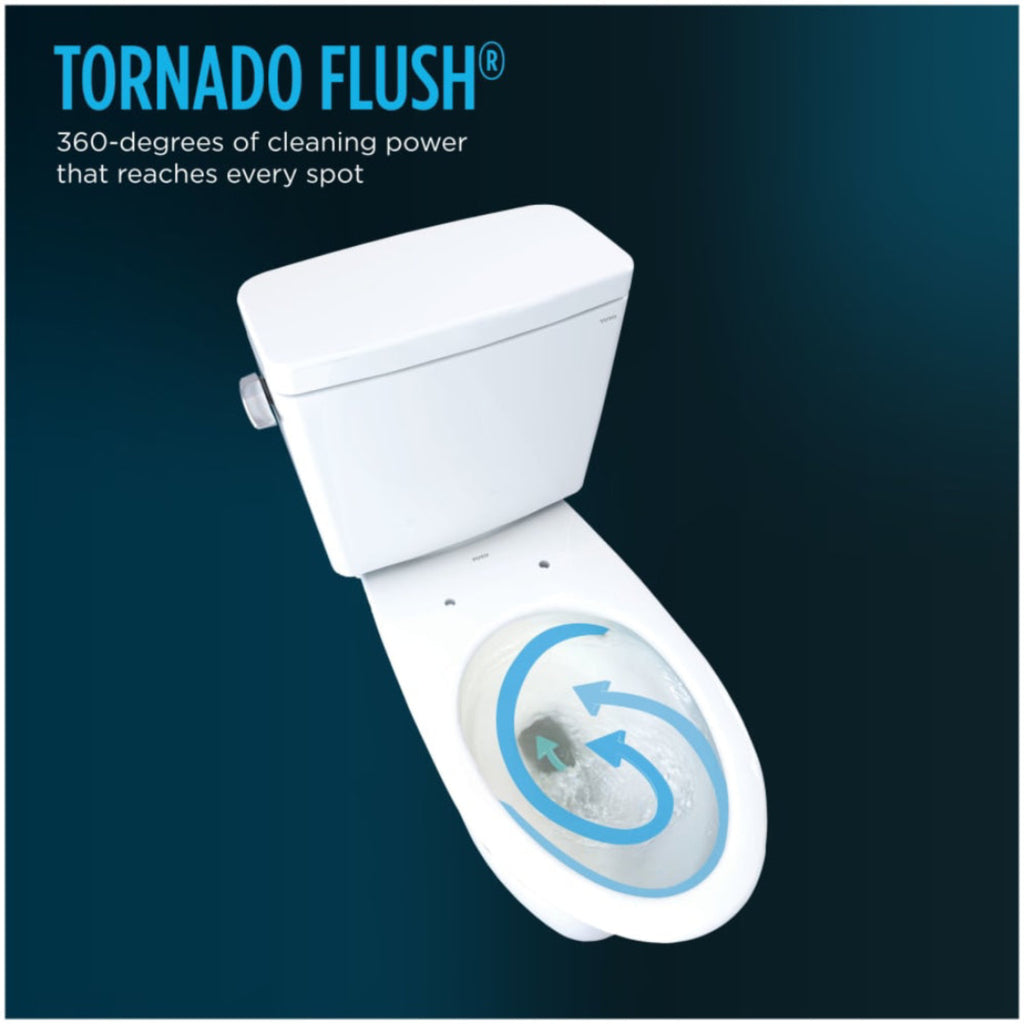 [MW7863084CEFG#01] TOTO Drake Transitional Washlet C5 Bidet Seat With 1.28 GPF Universal Height Toilet (SAK79421) - Saksby Wholesale - Tornado Flush