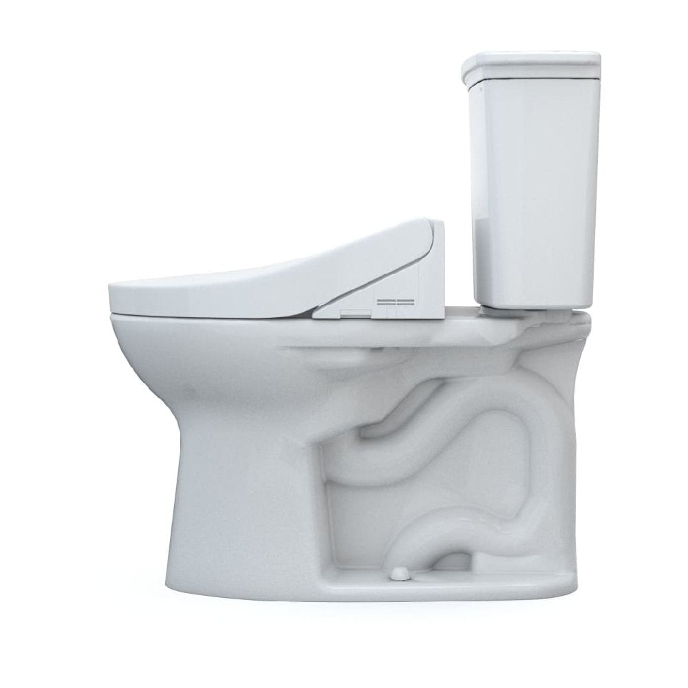 [MW7863084CEG#01] TOTO Drake C5 Bidet Seat With 1.28 GPF Elongated Toilet Left Hand Lever (SAK93542)