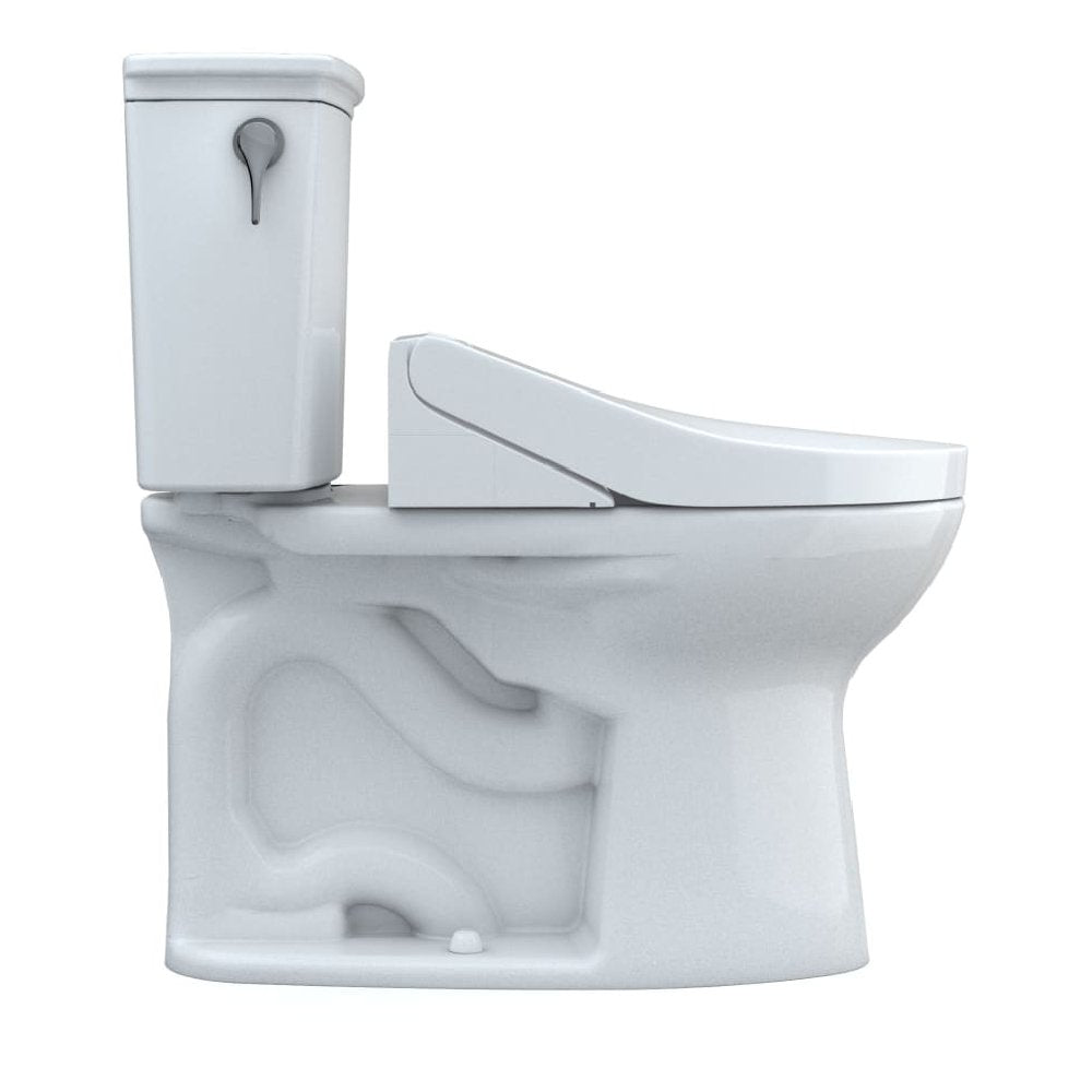[MW7863084CEG#01] TOTO Drake C5 Bidet Seat With 1.28 GPF Elongated Toilet Left Hand Lever (SAK93542)