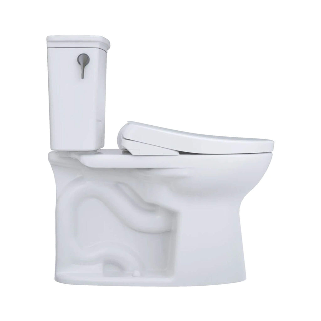 [MW7864726CEFG#01] TOTO Drake 1.28 GPF Elongated Chair Height Toilet Seat With Transitional Washlet S7 (SAK18215) - Saksby Wholesale - Rigth Side VIew