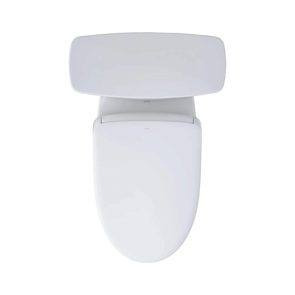 [MW7864726CEFG#01] TOTO Drake 1.28 GPF Elongated Chair Height Toilet Seat With Transitional Washlet S7 (SAK18215) - Saksby Wholesale - Top View