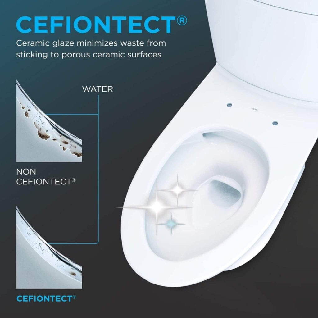 [MW7864726CEG#01] TOTO Drake 1.28 GPF Tornado Flush Washlet Toilet With S7 Bidet Seat (SAK27632) - Saksby Wholesale - Cefiontect Feature