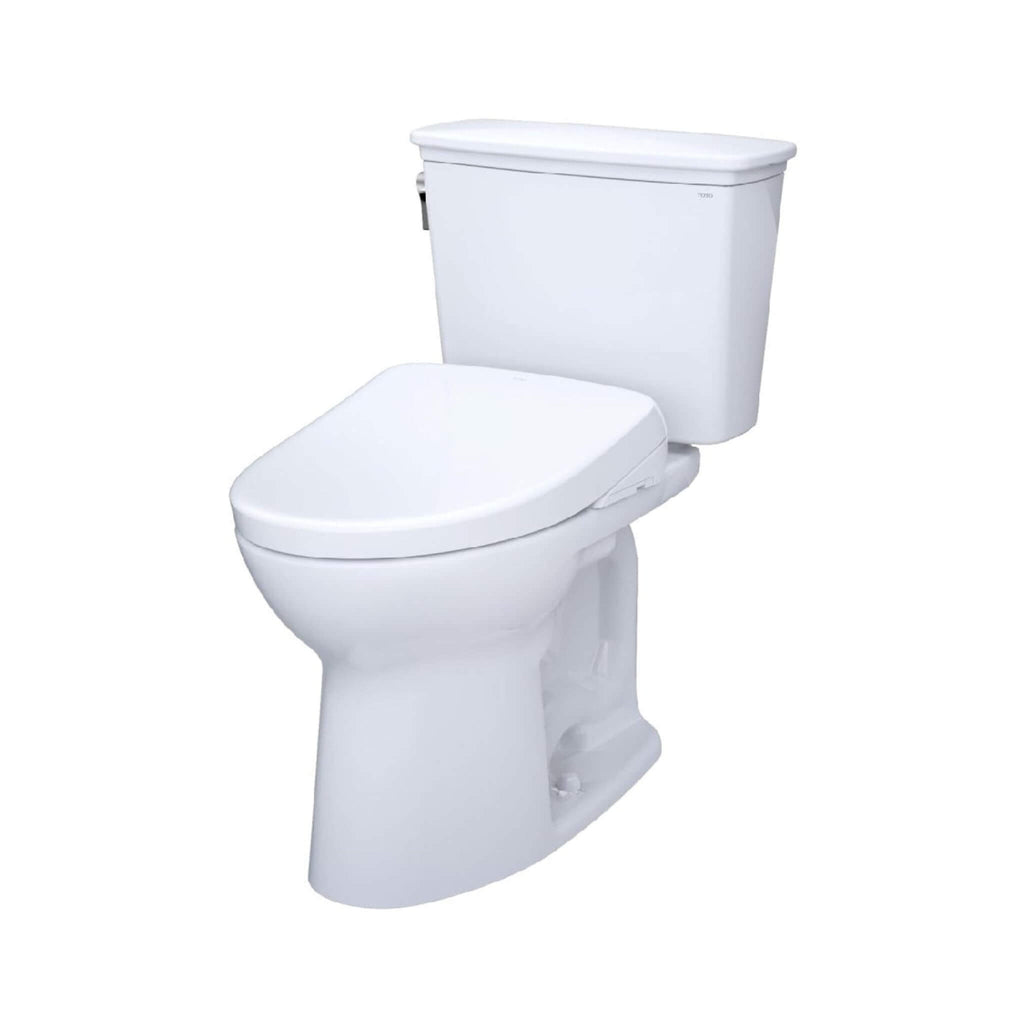 [MW7864726CEG#01] TOTO Drake 1.28 GPF Tornado Flush Washlet Toilet With S7 Bidet Seat (SAK27632) - Saksby Wholesale - Front Side VIew