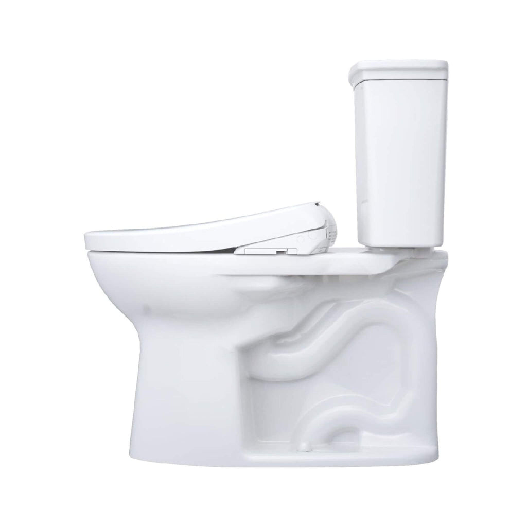[MW7864726CEG#01] TOTO Drake 1.28 GPF Tornado Flush Washlet Toilet With S7 Bidet Seat (SAK27632) - Saksby Wholesale - Right Side View