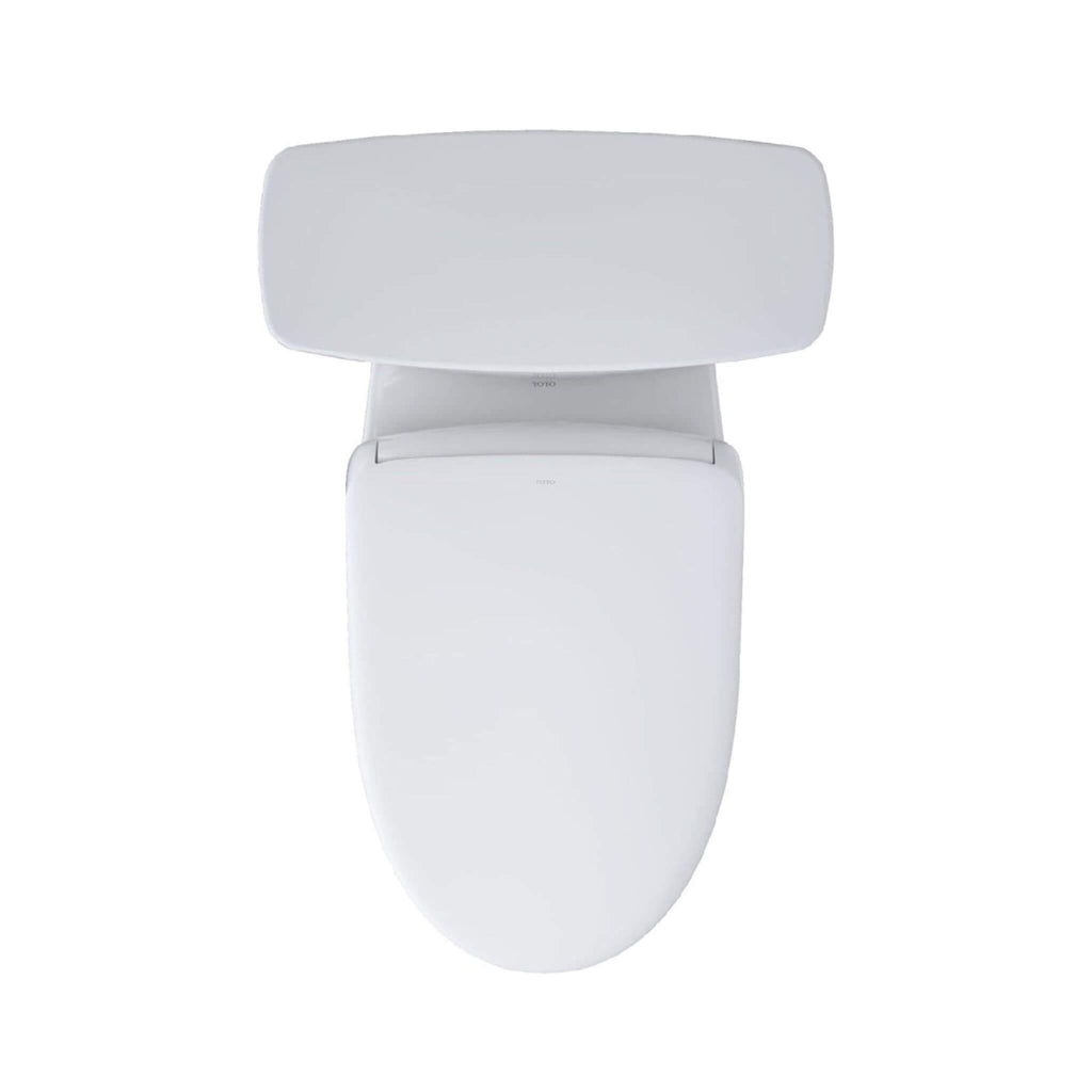 [MW7864726CEG#01] TOTO Drake 1.28 GPF Tornado Flush Washlet Toilet With S7 Bidet Seat (SAK27632) - Saksby Wholesale - Top VIew