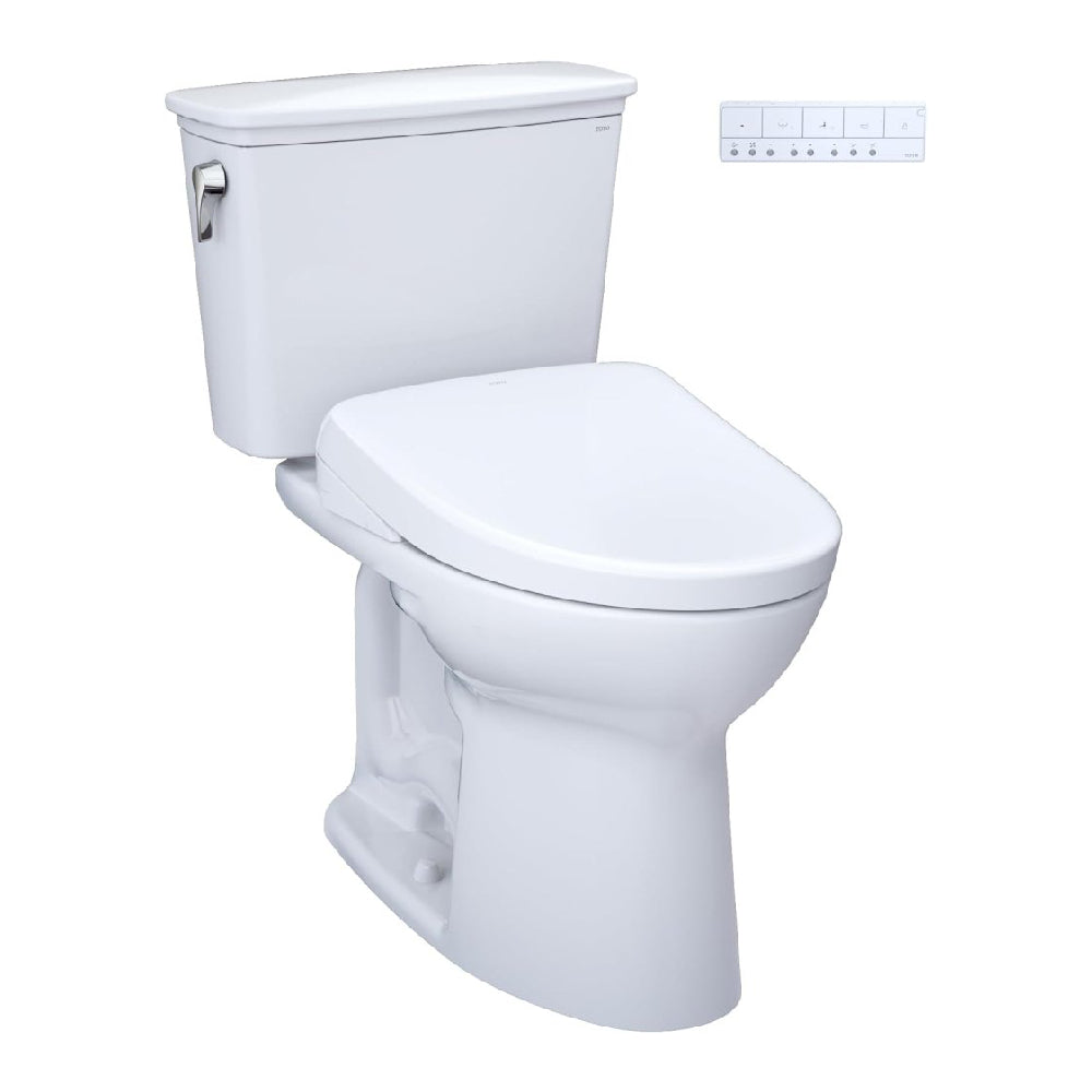 [MW7864736CEFG#01] TOTO Drake 1.28 GPF Elongated Chair Height Toilet Seat With Transitional Washlet S7A (SAK78915)
