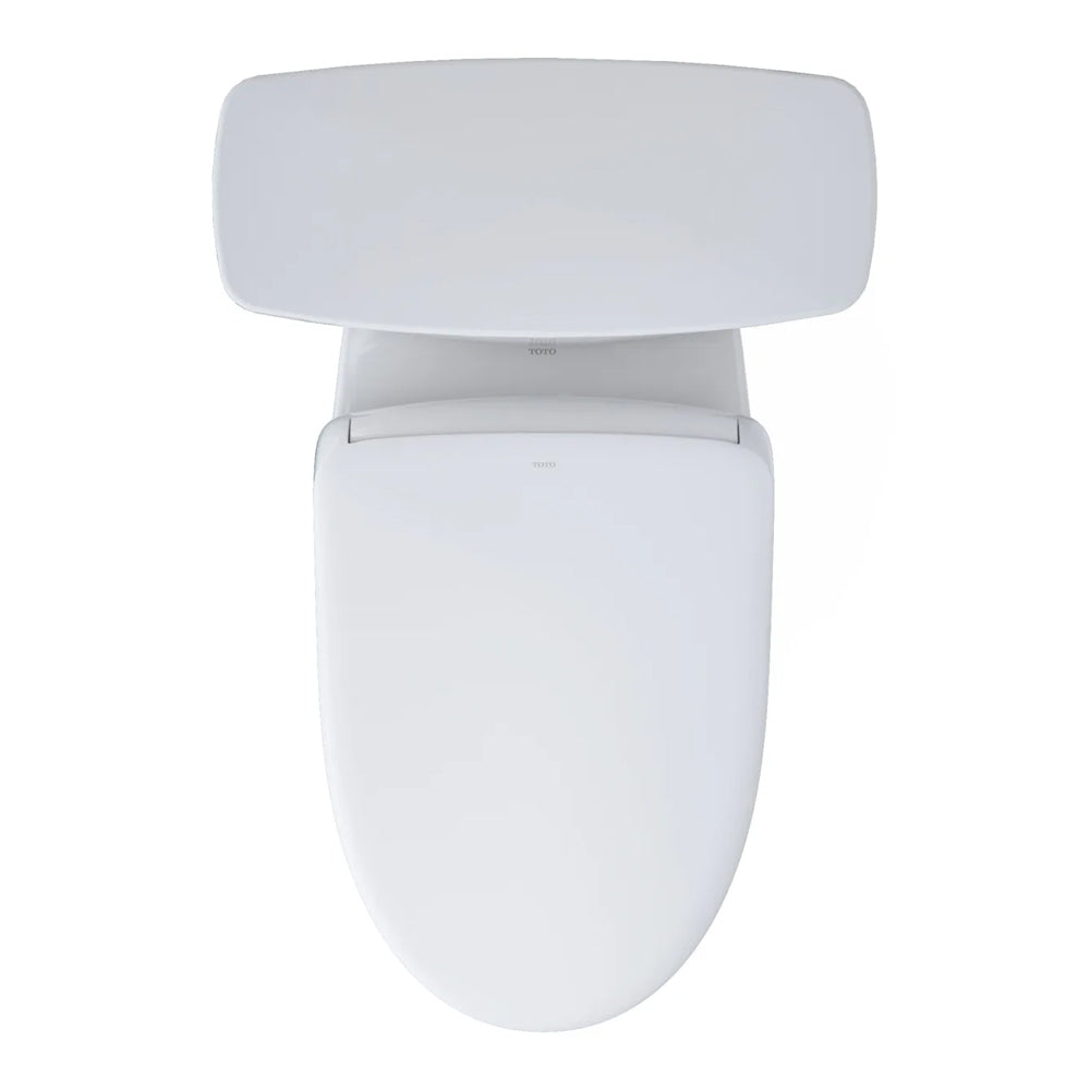 [MW7864736CEFG#01] TOTO Drake 1.28 GPF Elongated Chair Height Toilet Seat With Transitional Washlet S7A (SAK78915) - Saksby Wholesale - Top View