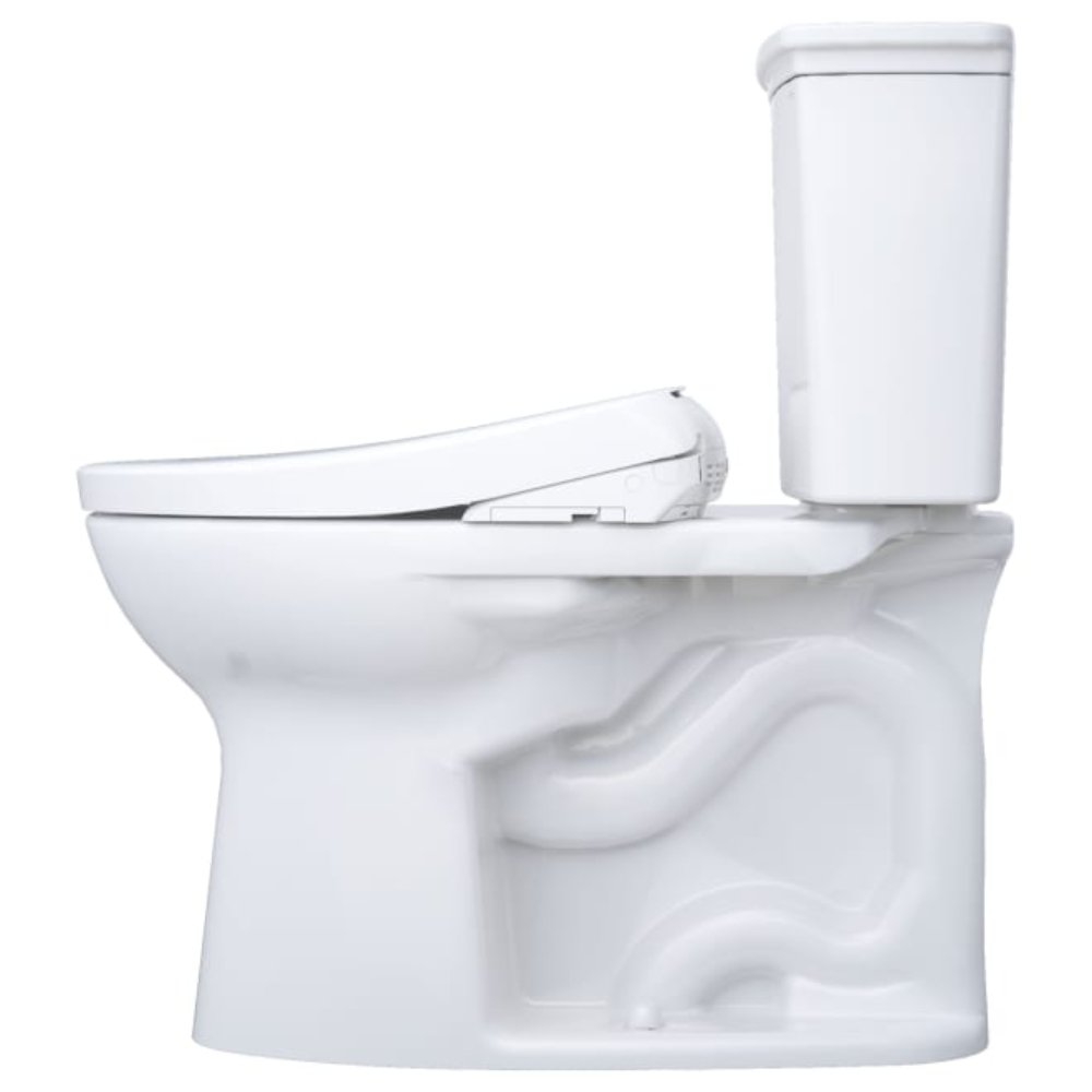 [MW7864736CEFG.10#01] TOTO Drake Washlet S7A Open Bidet Seat And 1.28 GPF Universal Height Toilet With Warm Air Dryer (SAK94671)