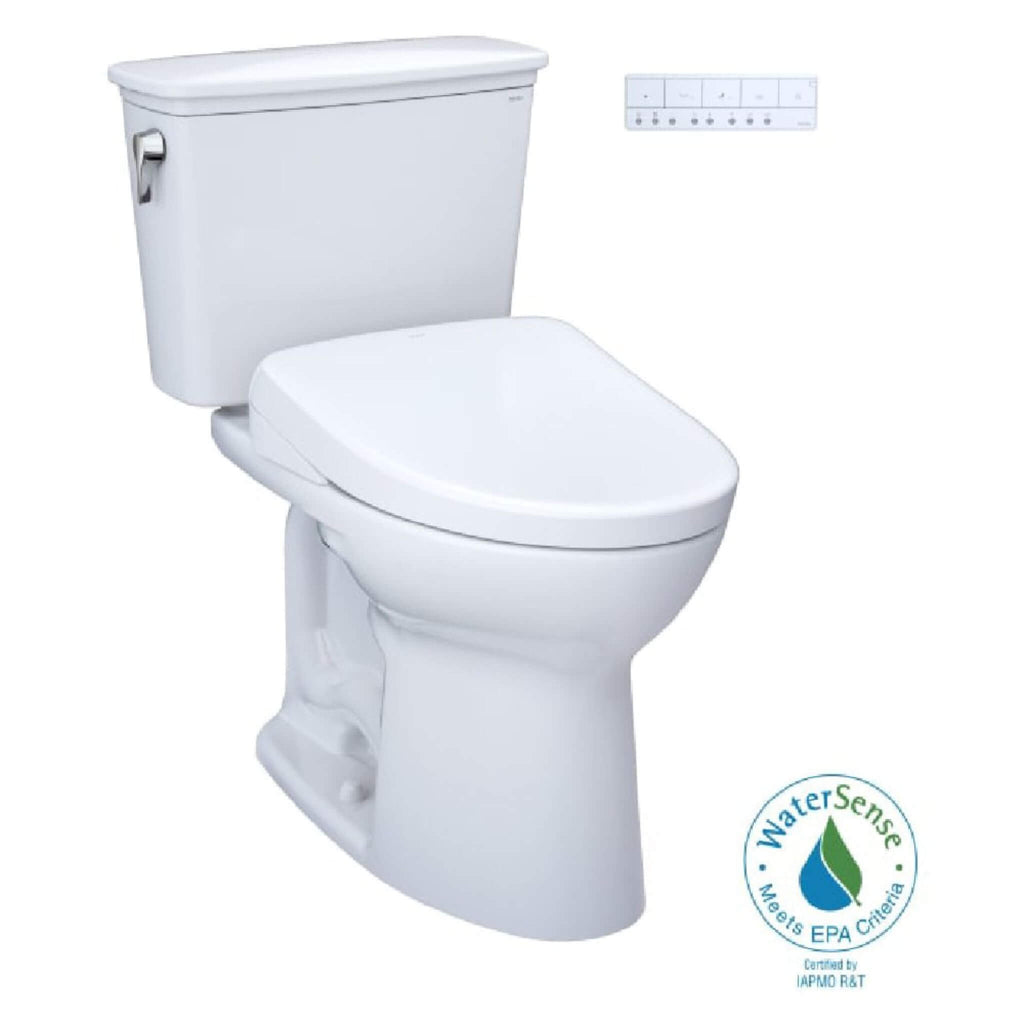 [MW7864736CEFG.10#01] TOTO Drake Washlet S7A Open Bidet Seat And 1.28 GPF Universal Height Toilet With Warm Air Dryer (SAK94671)- Saksby Wholesale - Certified