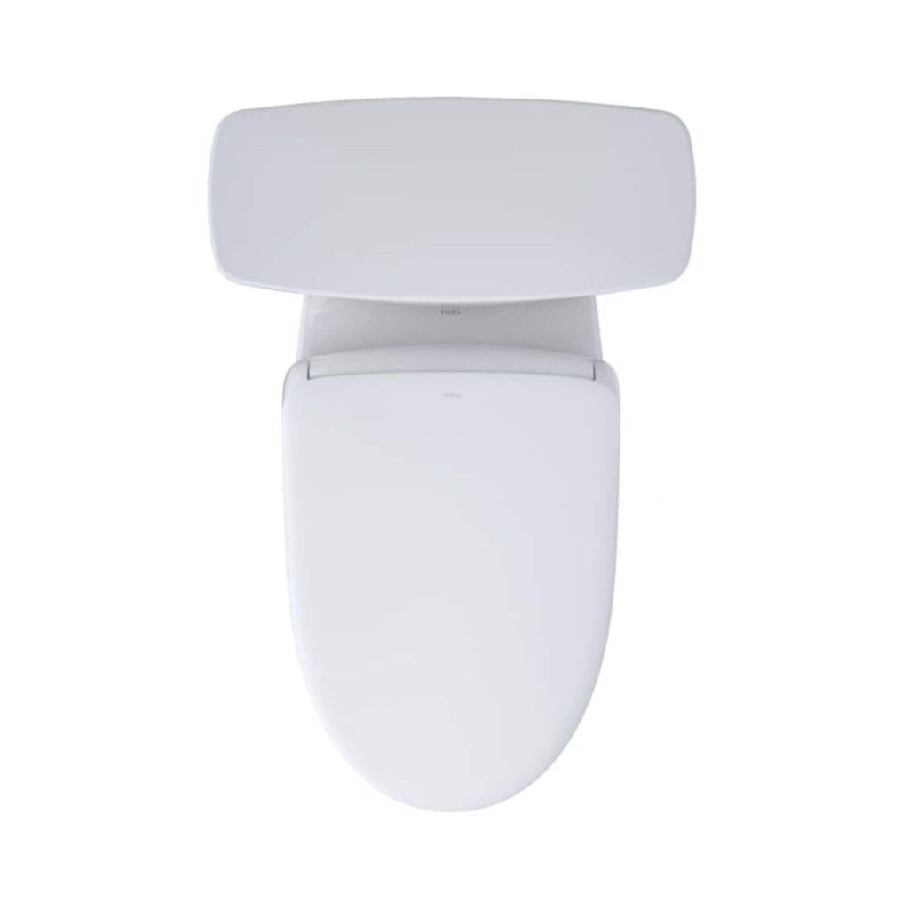 [MW7864736CEFG.10#01] TOTO Drake Washlet S7A Open Bidet Seat And 1.28 GPF Universal Height Toilet With Warm Air Dryer (SAK94671)- Saksby Wholesale - Top View