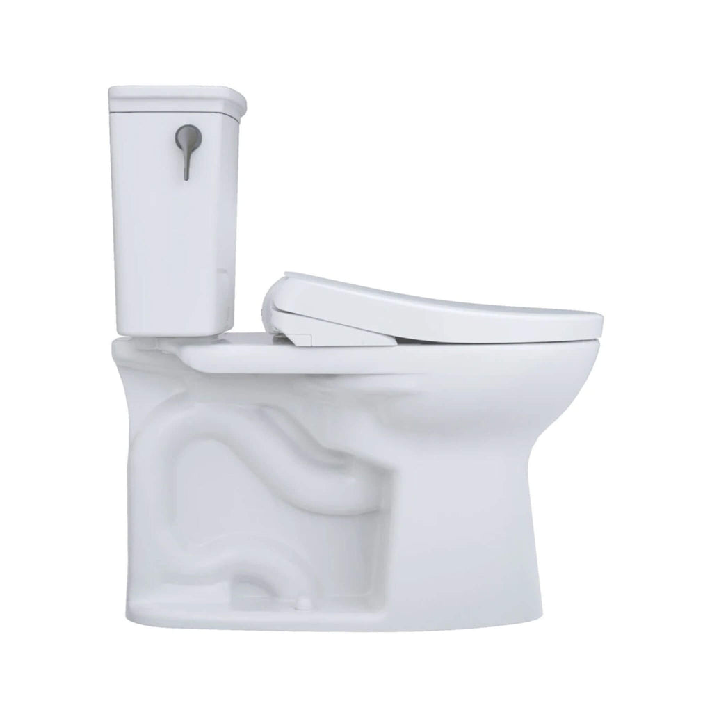 [MW7864736CEG#01] TOTO Drake 1.28 GPF Tornado Flush Toilet With Washlet S7A Bidet Seat (SAK56130) - Saksby Wholesale - Left Side VIew