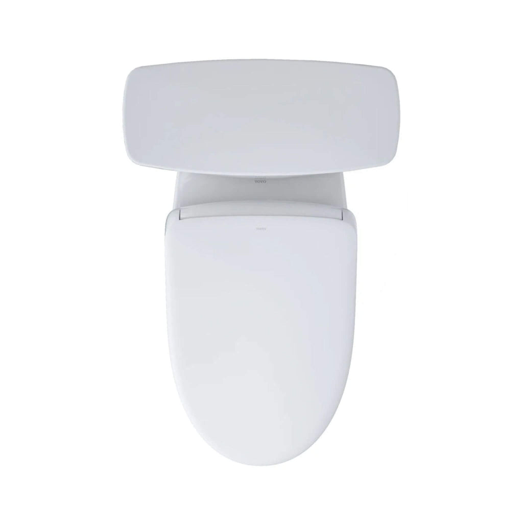 [MW7864736CEG#01] TOTO Drake 1.28 GPF Tornado Flush Toilet With Washlet S7A Bidet Seat (SAK56130) - Saksby Wholesale - Top View