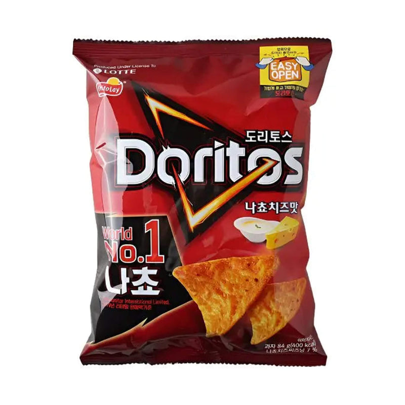 Korean Nacho Cheese Doritos 84g – Bold Crunchy Flavor (Korea)