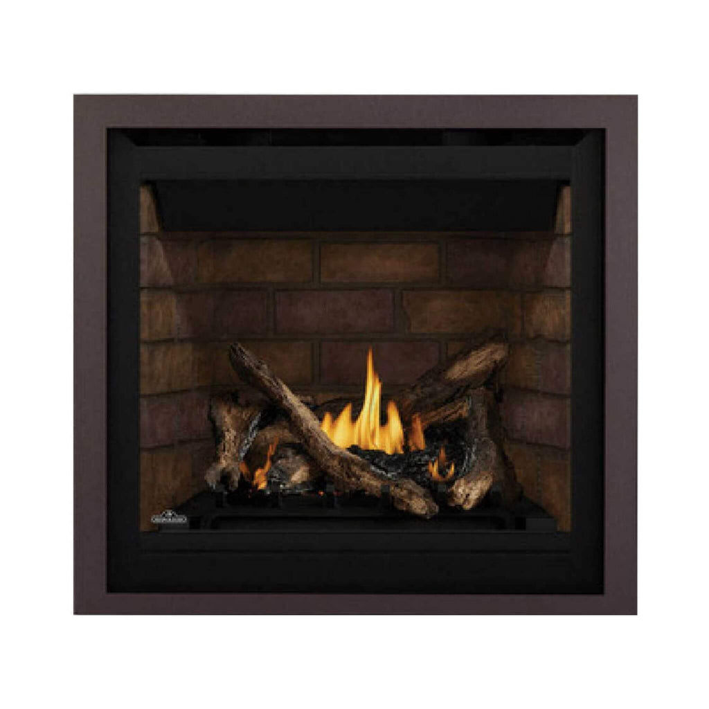 Napoleon Altitude X Direct Vent 36" Natural Gas Fireplace [AX36NTE-1] (SAK61243) - Saksby Wholesale - Brown Brick Design View