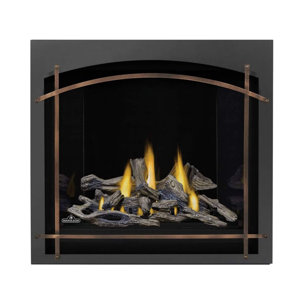 Napoleon Altitude X Direct Vent 36" Natural Gas Fireplace [AX36NTE-1] (SAK61243) - Saksby Wholesale - Brown Liner View