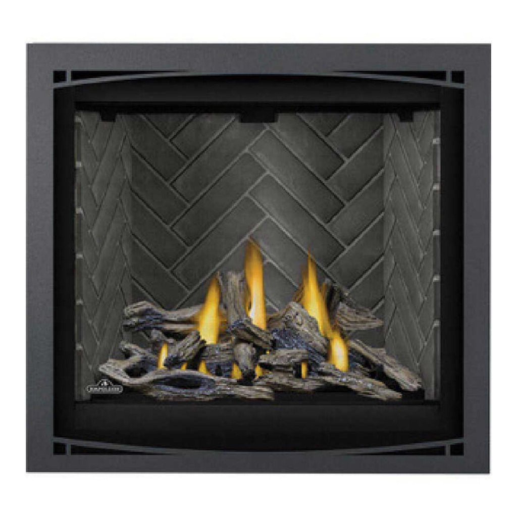 Napoleon Altitude X Direct Vent 36" Natural Gas Fireplace [AX36NTE-1] (SAK61243) - Saksby Wholesale - Gray Brick View