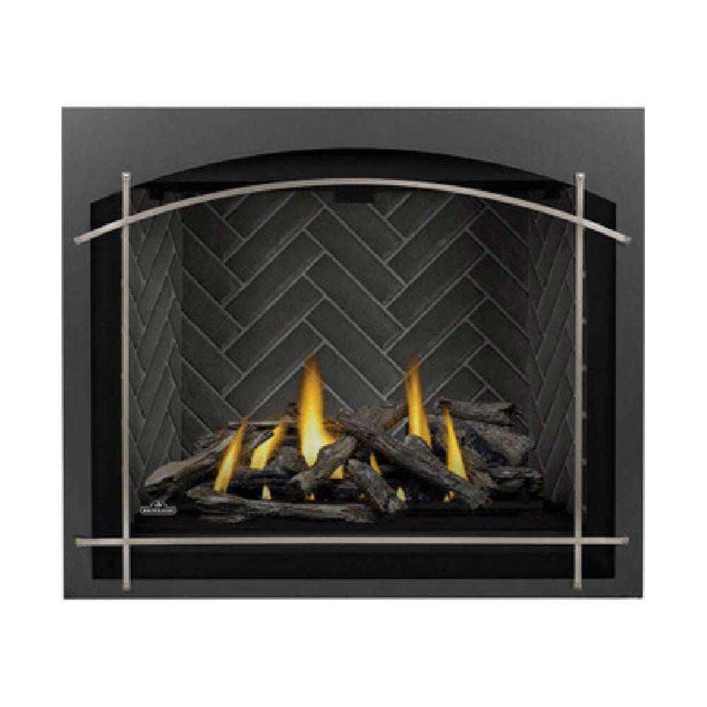 NAPOLEON ALTITUDE X Direct Vent 42" Propane Fireplace [AX42PTE-1] SAKSBY - Front View With Frame