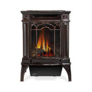 Napoleon Arlington 20 Cast Iron Millivolt Ignition Majolica Brown Natural Gas Stove, 19" [GDS20NNSB] (SAK43798) - Saksby Wholesale - Front View