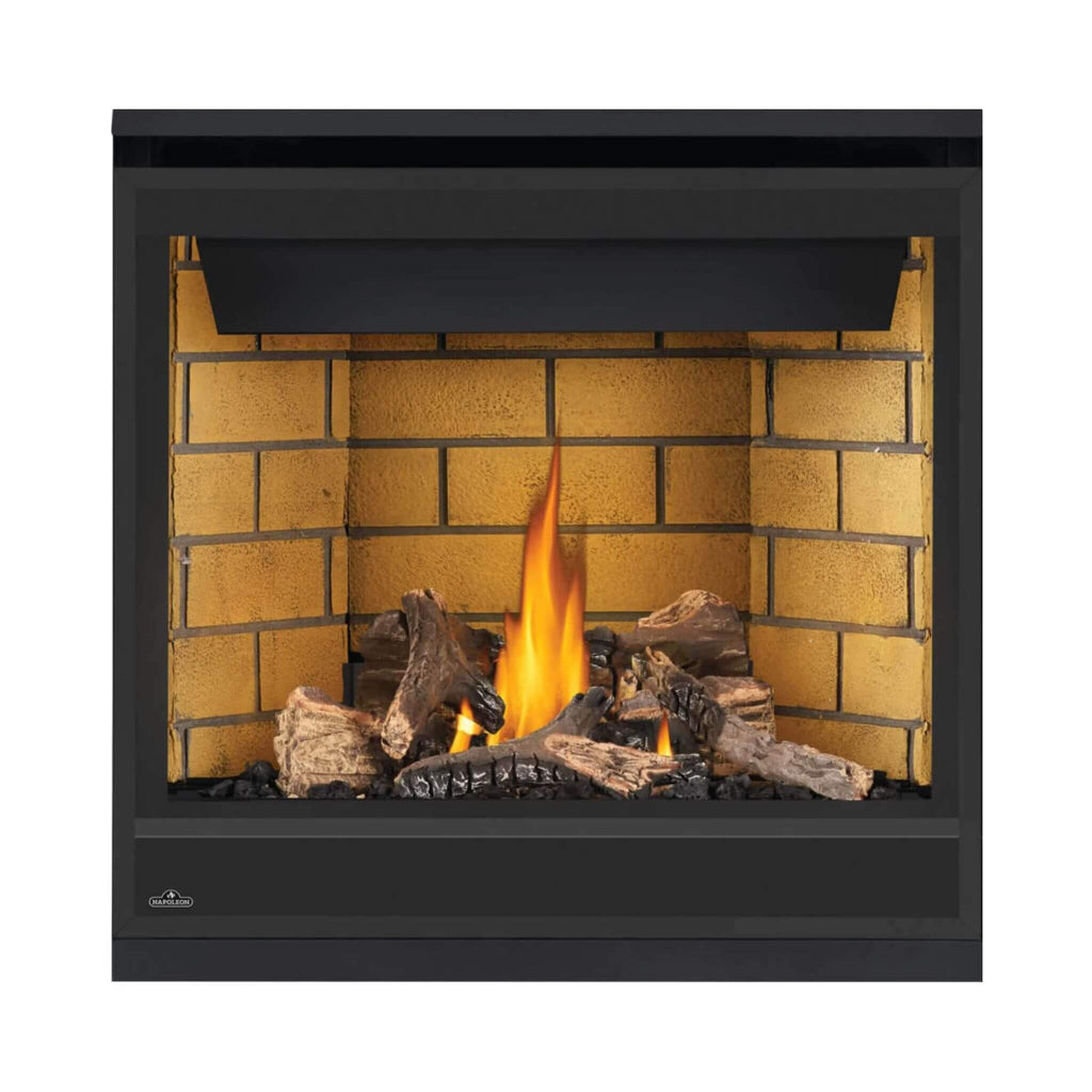 Napoleon Ascent 36 Direct Vent Millivolt Ignition Natural Gas Fireplace, 35-Inch [B36NTR-1] (SAK85316) - Saksby Wholesale - Yellow Brick View