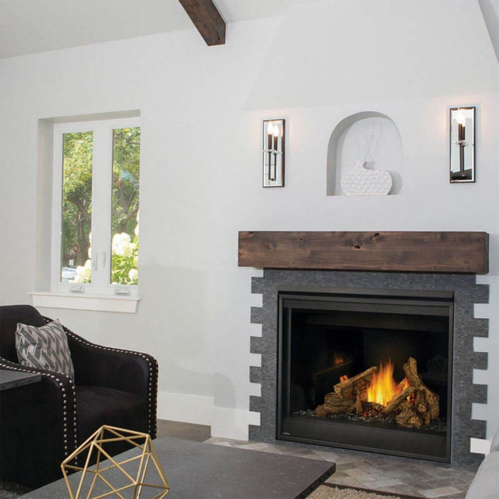 NAPOLEON ASCENT 42 Direct Vent Electronic Ignition Natural Gas Fireplace With Back-Up Control System, 42" [B42NTRE] (SAK96214) - Saksby Wholesale - Lifestyle Image In The Living Room