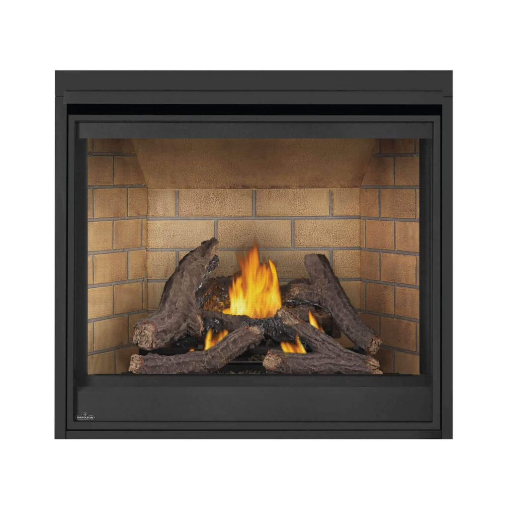 Napoleon Ascent Deep 42" Direct Vent Electronic Ignition Natural Gas Fireplace [D42NTRE] (SAK42391) - Saksby Wholesale - Brown Bricks Accessories View