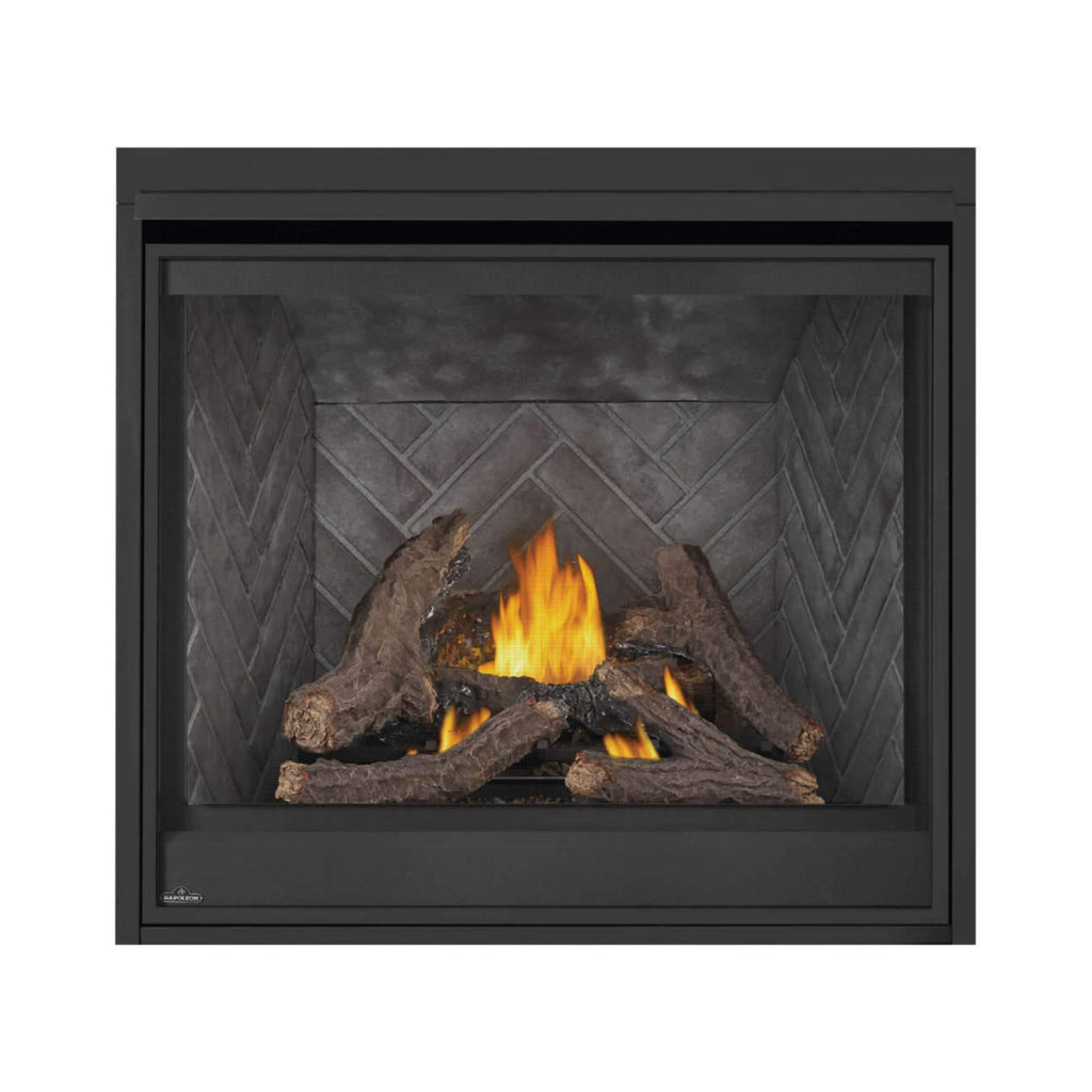 Napoleon Ascent Deep 42" Direct Vent Electronic Ignition Natural Gas Fireplace [D42NTRE] (SAK42391) - Saksby Wholesale - Gray Bricks Accessories View