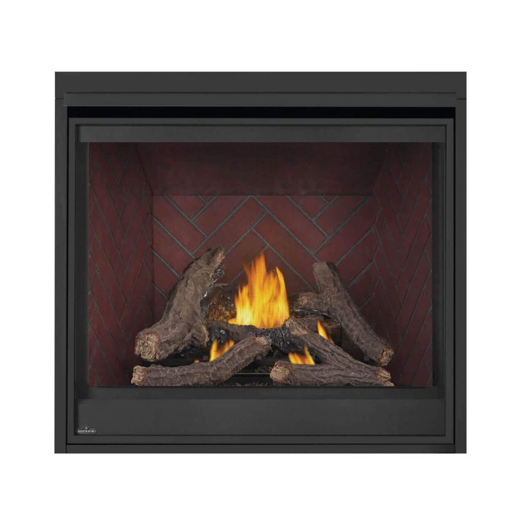 Napoleon Ascent Deep 42" Direct Vent Electronic Ignition Natural Gas Fireplace [D42NTRE] (SAK42391) - Saksby Wholesale -Red Bricks Accessories View
