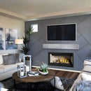 Napoleon Ascent Linear Premium Direct Vent Natural Gas Fireplace Battery Back-Up Control [BLP42/46/56NTE] (SAK52964) - Saksby Wholesale - Lifestyle Image In Living Room