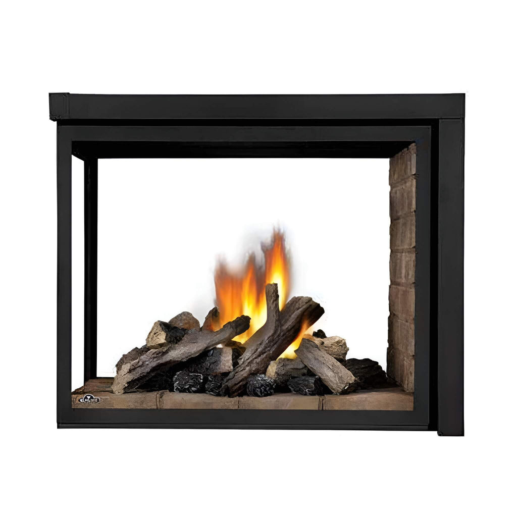 Napoleon Ascent Multi-View 3-Sided Log Set Direct Vent Natural Gas Fireplace [BHD4PNA] (SAK75492) - Saksby Wholesale - Front View Design