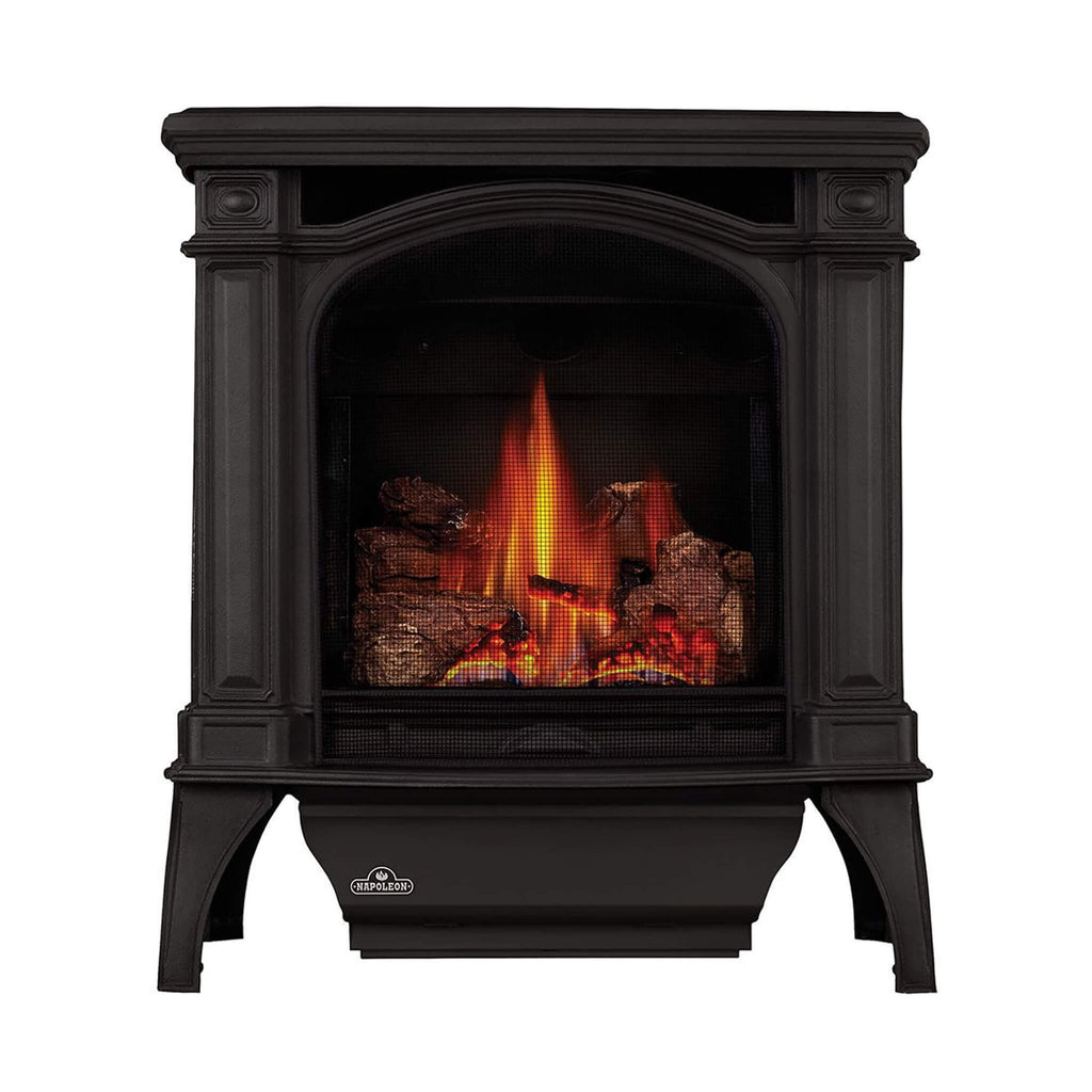 Napoleon Bayfield 25-Inch Direct Vent Electronic Ignition Natural Gas Cast Iron Stove, 23" [GDS25NA-1] (SAK95498) - Saksby Wholesale - Front View