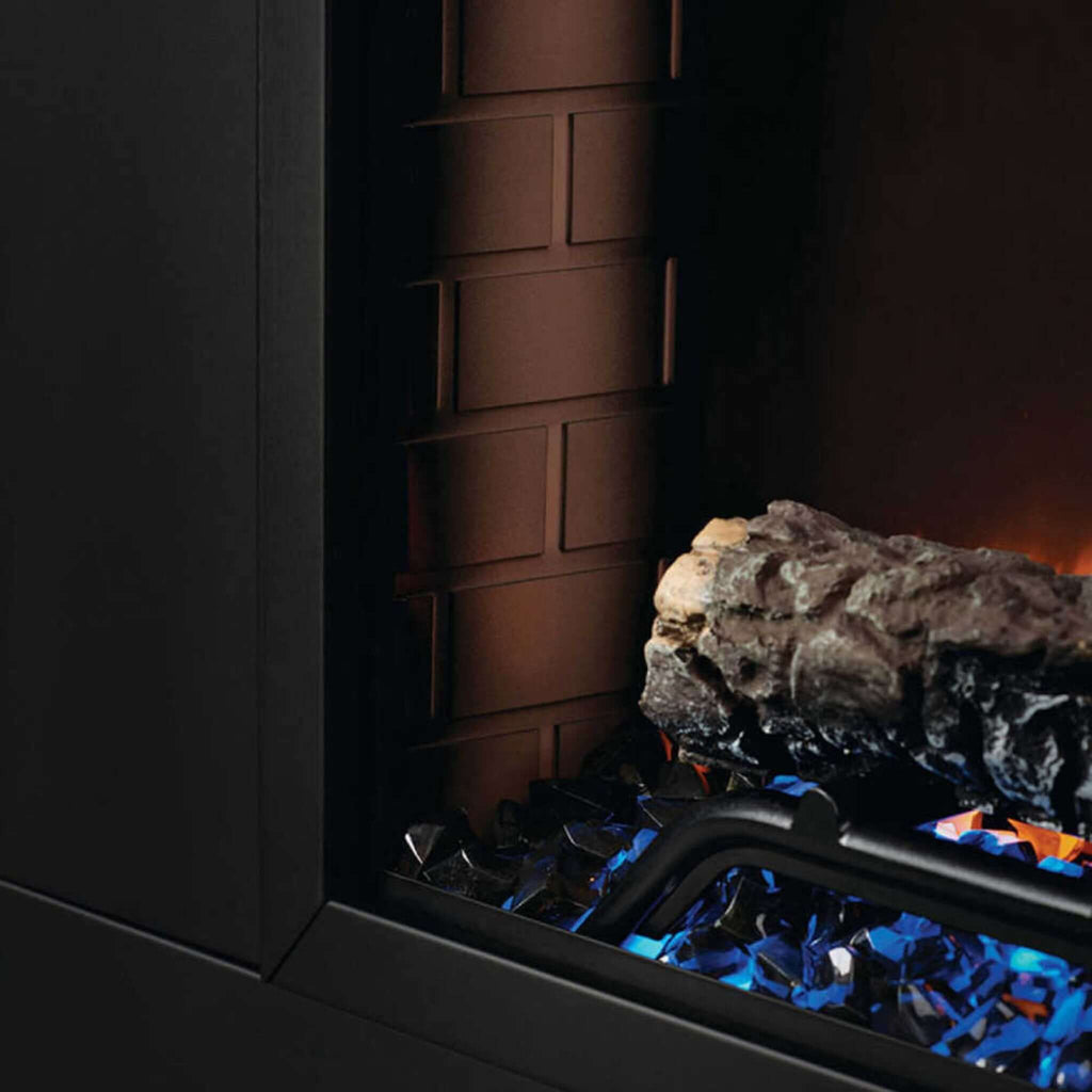 NAPOLEON CINEVIEW 30 Self-Trimming Electric Fireplace Insert, 30" [NEFB30H] (SAK31022) - With Wood View