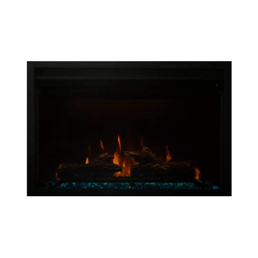 Napoleon Cineview Self-Trimming Electric Fireplace Insert, 30" [NEFB30H] (SAK31022)- Saksby Wholesale - Optional Trim With Red Flames View