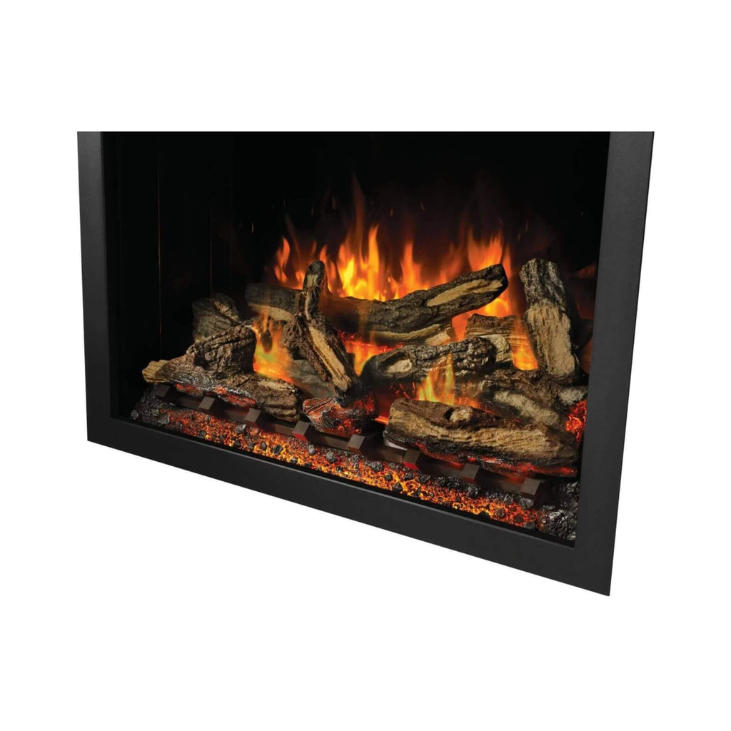 Napoleon Elevation Built-In Electric Fireplace [NEFB36/42H-MF] (SAK25428) - Saksby Wholesale - Angled View With Flames