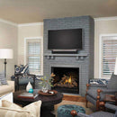 Napoleon Elevation Direct Vent Fireplace With Tempered Glass [EX36/42N/PTEL] (SAK93758) - Saksby Wholesale - White Living Room View With Television