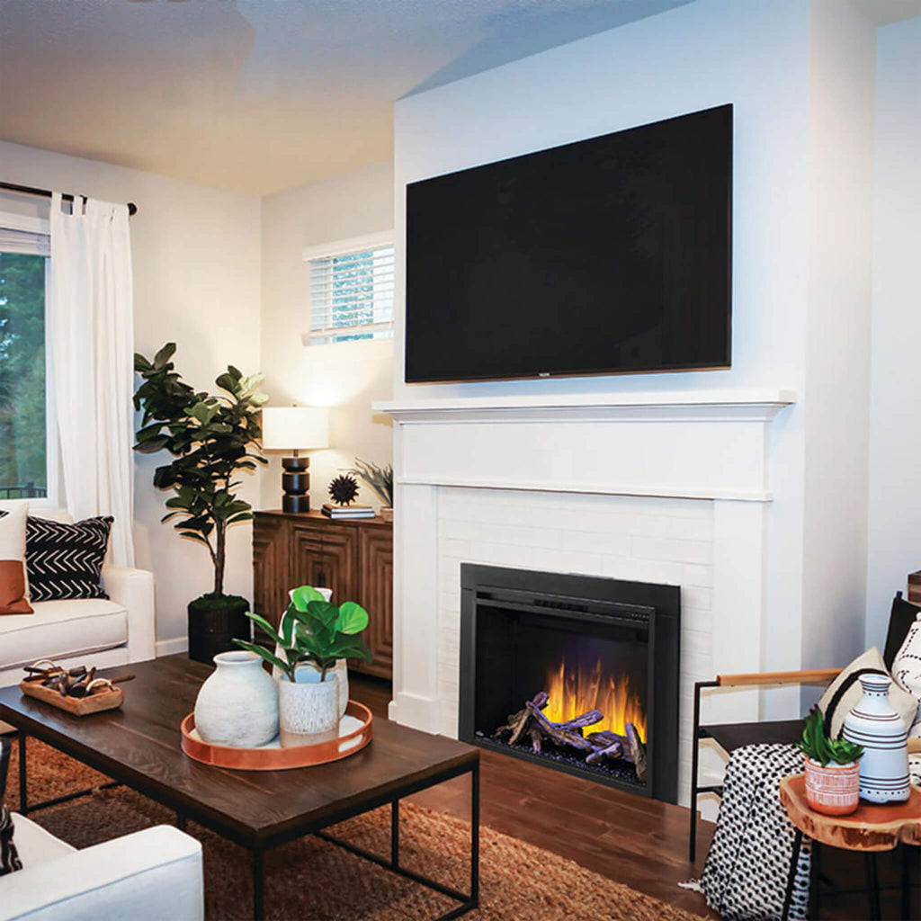 NAPOLEON ELEVATION 36" Built-In Electric Fireplace [NEFB36H-MF] (SAK25428) - Living Room View