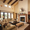 Napoleon Elevation X 36 Direct Vent Electronic Ignition Propane Gas Fireplace With Remote Control, 38" [EX36N/PTEL] (SAK83365) - Saksby Wholesale - Lifestyle Image in the Living Room