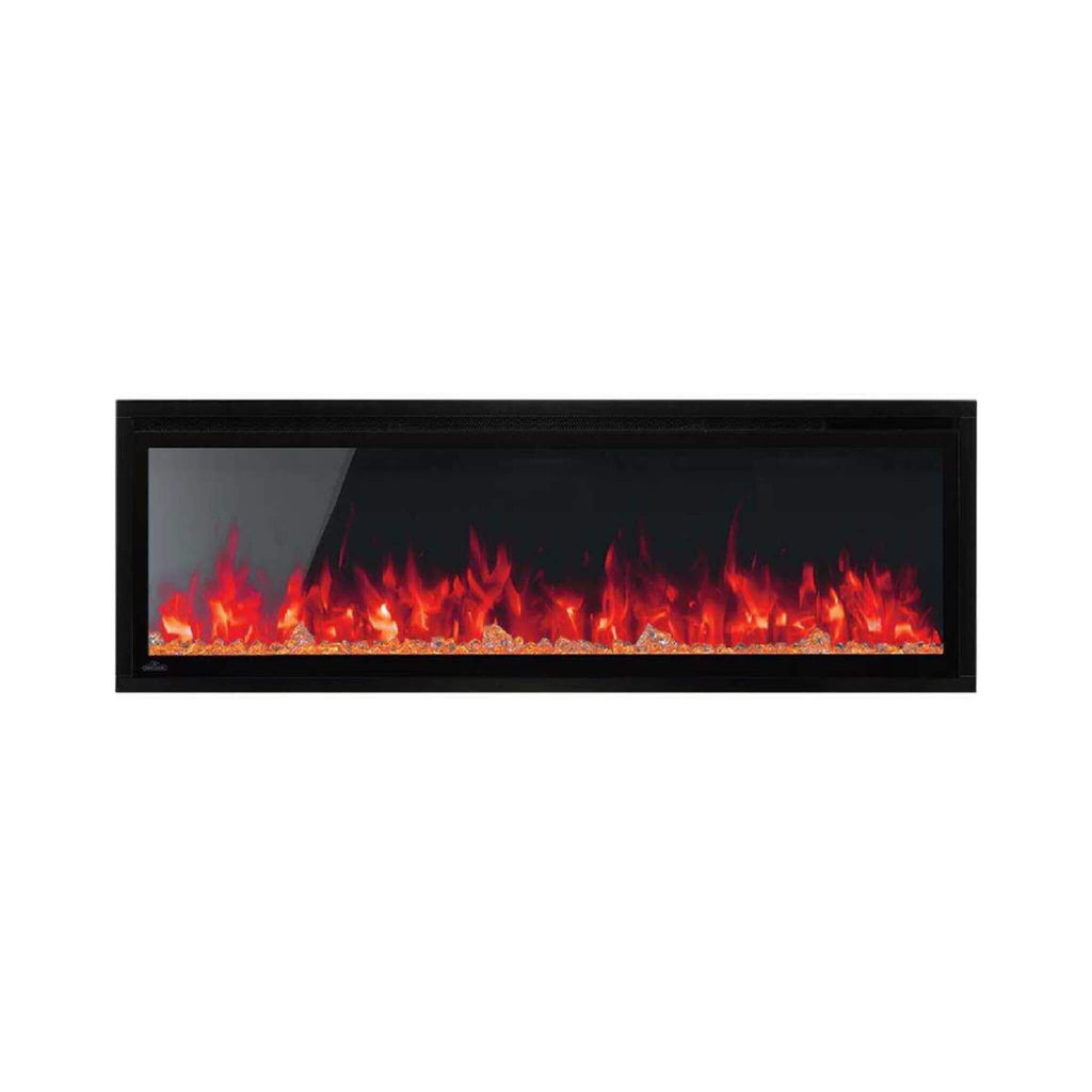NAPOLEON ENTICE Wall-Hanging Electric Fireplace With Multi-Function Remote Control (SAK74519) - Saksby Wholesale - Front 50" View