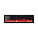 NAPOLEON ENTICE Wall-Hanging Electric Fireplace With Multi-Function Remote Control (SAK74519) SAKSBY - Front 60" View