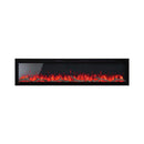 NAPOLEON ENTICE Wall-Hanging Electric Fireplace With Multi-Function Remote Control (SAK74519) SAKSBY - Front 72" View