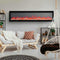 NAPOLEON ENTICE Wall-Hanging Electric Fireplace With Multi-Function Remote Control (SAK74519) SAKSBY - Living Room View